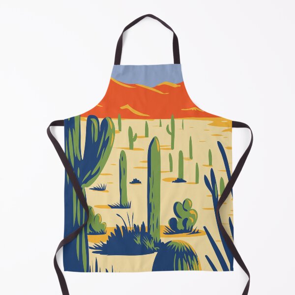 Item preview, WPA poster of Saguaro NP with giant Saguaro in Sonoran Desert, Pima County, Arizona, USA designed and sold by JohnLucke.