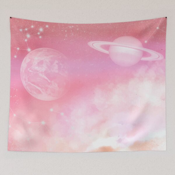 Item preview, Aesthetic Pastel Dreamy Planets designed and sold by chowyz.