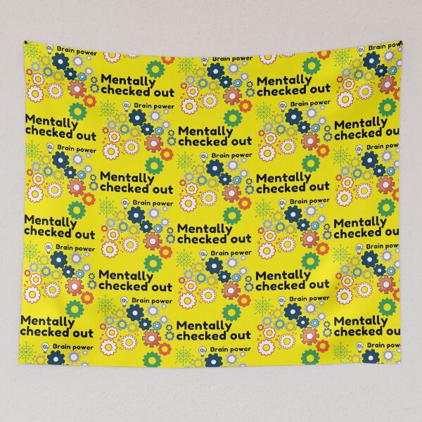 Item preview, Mentally checked out. designed and sold by Salimtinwale.
