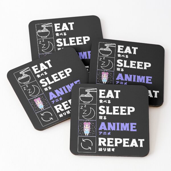 Item preview, Eat Sleep Anime Repeat, Anime Manga designed and sold by Click-Like.