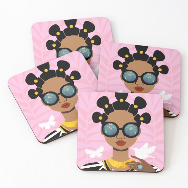 Item preview, Bantu Knots Hairstyle Girl designed and sold by TabithaBianca.