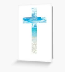 Christian Cross Greeting Card