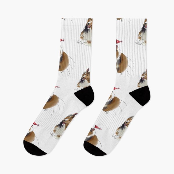 Item preview, Cute Birthday Sheltie Jumping, Shetland Sheepdog designed and sold by ElysianCreation.
