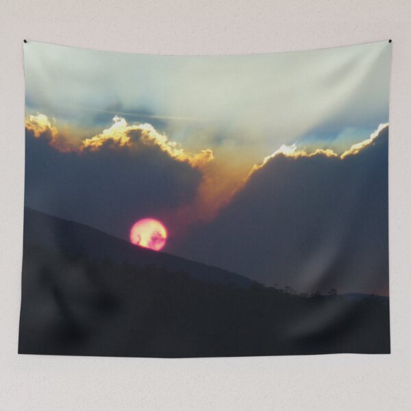 Item preview, Red Sun Behind Smokey Clouds designed and sold by KaSaPo.