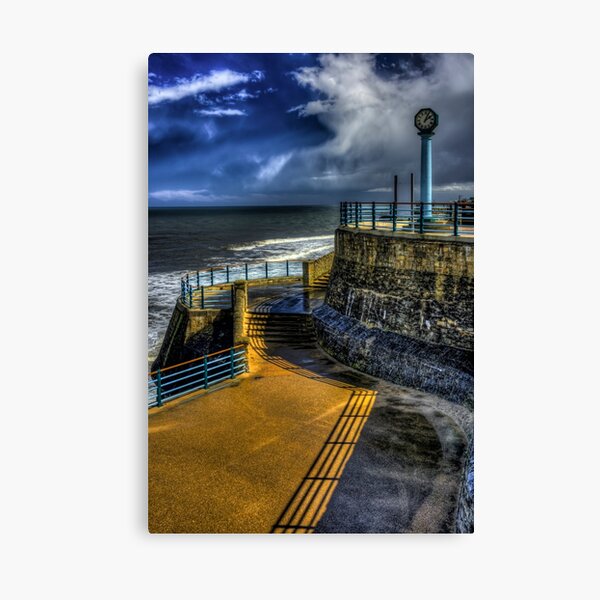 Grant's Clock on Whitley Bay Promenade Canvas Print