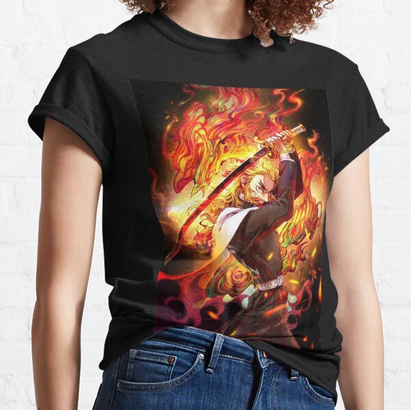 Tueur de démons Kyojuro Rengoku T-shirt classique