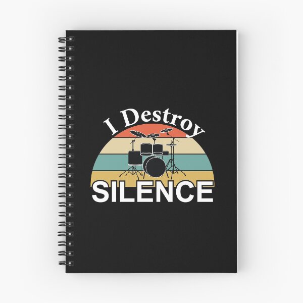 Item preview, drummer gift i destroy silence designed and sold by JKHart.