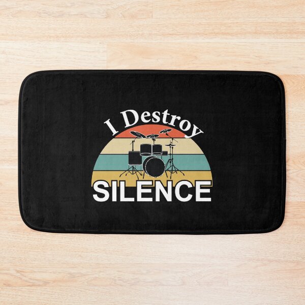 Item preview, drummer gift i destroy silence designed and sold by JKHart.