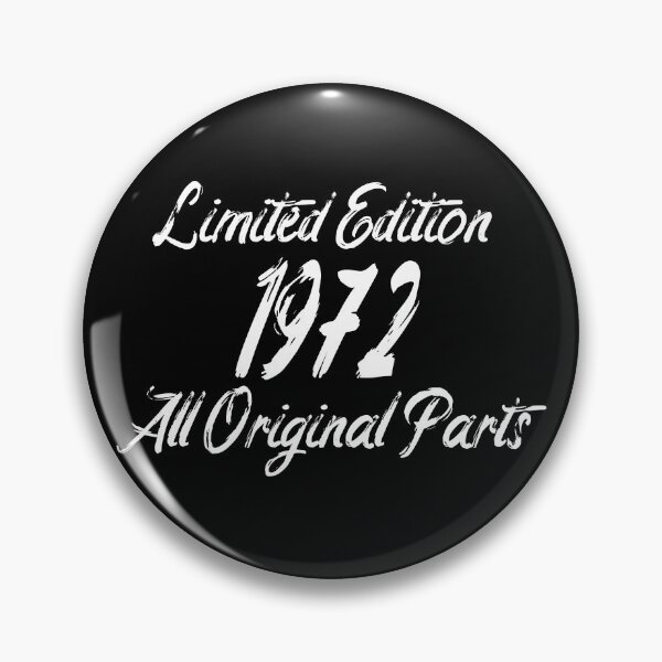 Item preview, Mens 49th Birthday T Shirt Top Shirt Gift Present Fifty Limited Edition Year 1972 All Original Parts Funny 49 Years Old Tee designed and sold by Man Of Pixels.