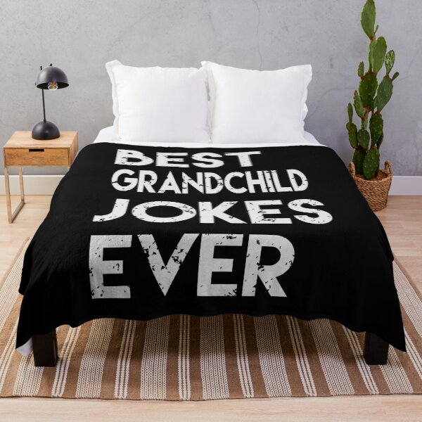 Item preview, Best Grandchild Jokes Ever | Creative Grandchild  Gift designed and sold by YAHIA-14.