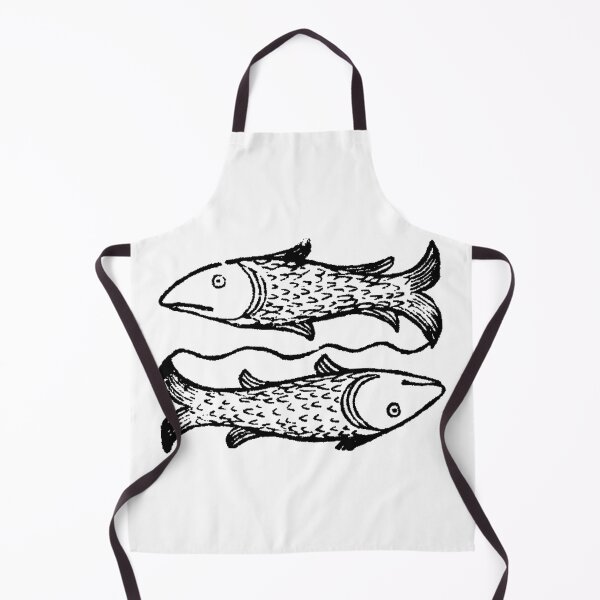 Item preview, Medieval Zodiac Horoscope Pisces Fish designed and sold by Pixelchicken.
