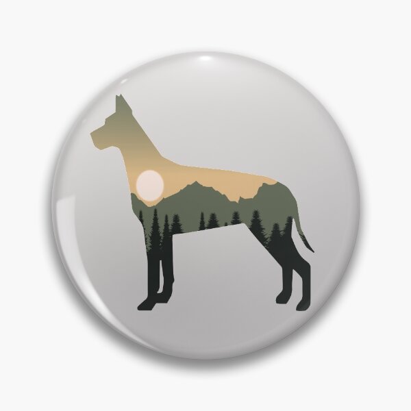 Item preview, great dane dog forest mountain sunset gift designed and sold by alaechamlal.