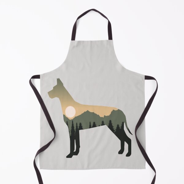 Item preview, great dane dog forest mountain sunset gift designed and sold by alaechamlal.