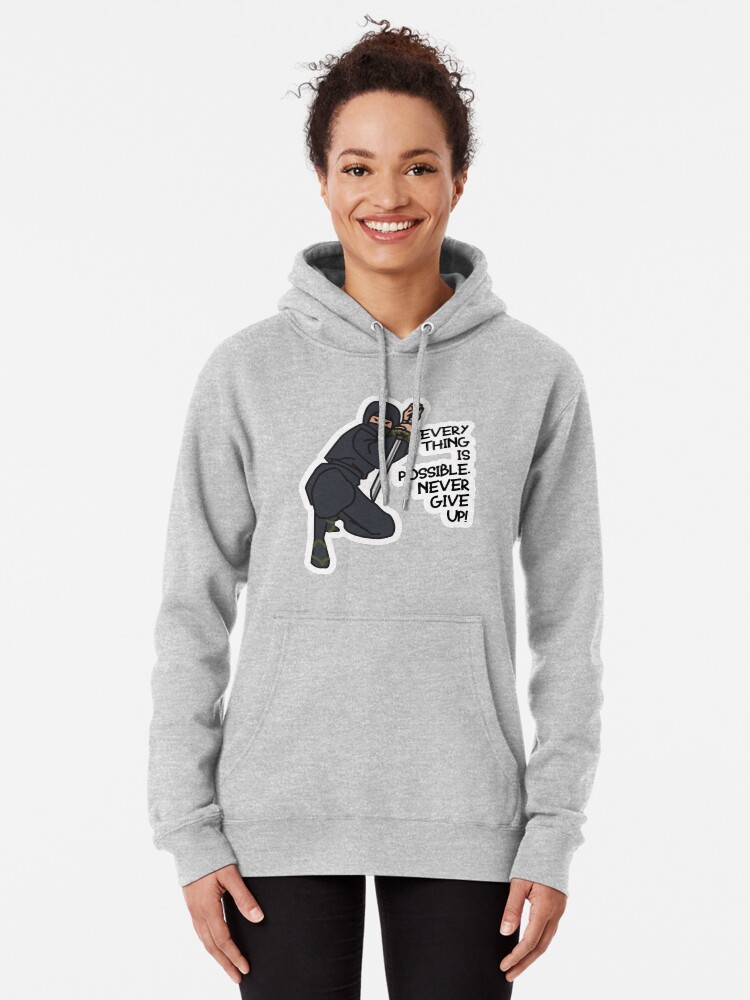 Alternate view of Everything is possible Pullover Hoodie