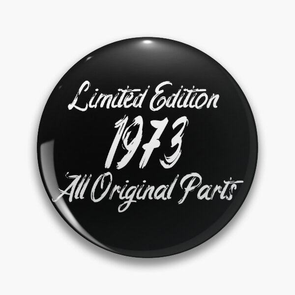 Item preview, Mens 48th Birthday T Shirt Top Shirt Gift Present Fifty Limited Edition Year 1973 All Original Parts Funny 48 Years Old Tee designed and sold by Man Of Pixels.