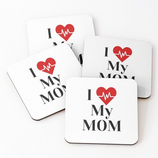 Item preview, I love my mom designed and sold by Bulewater.