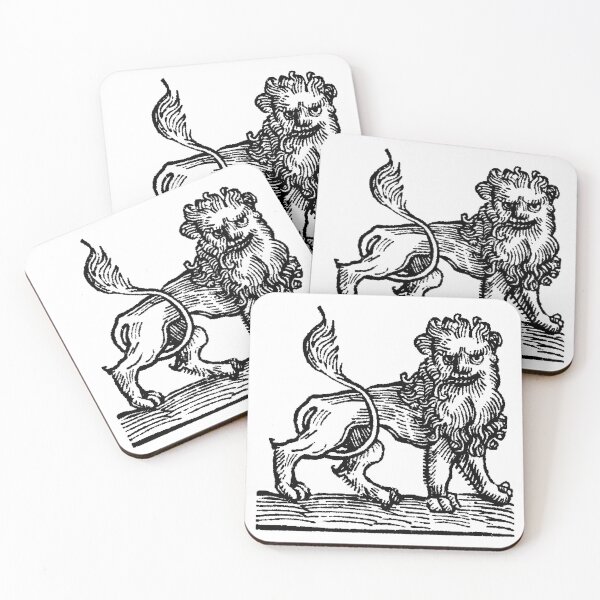Item preview, Medieval Zodiac Horoscope Leo the Lion designed and sold by Pixelchicken.