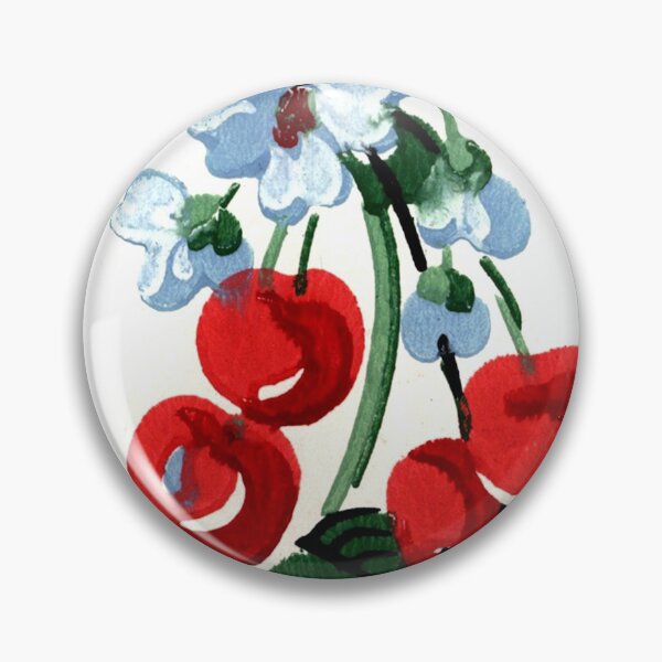 Item preview, Vintage Cherries Wallpaper Pattern on White Background designed and sold by kmcs.