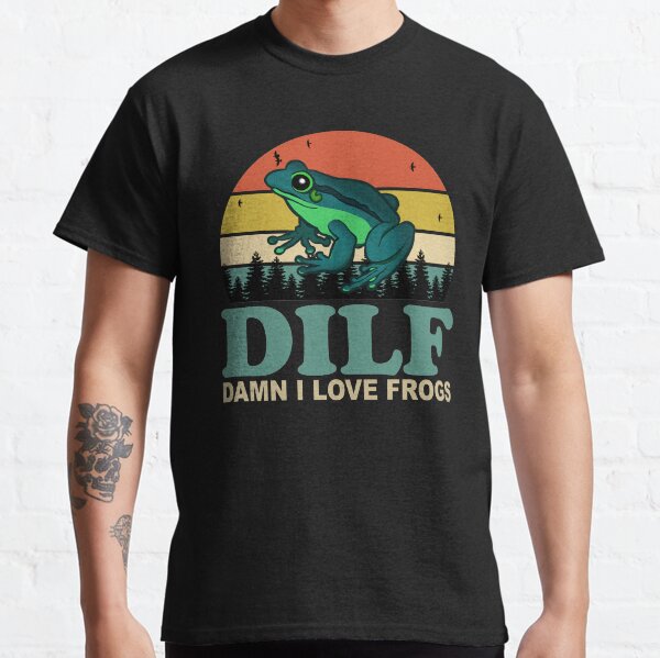 Aperçu de l'œuvre DILF Putain j'aime les grenouilles créée et vendue par EvengoDesign89.
