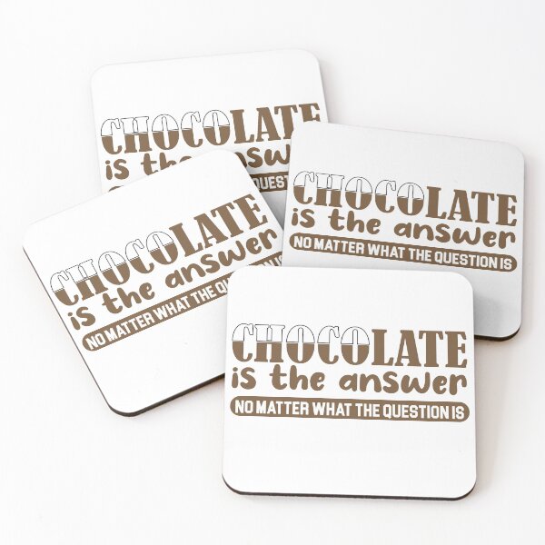 Item preview,  chocolate is the answer designed and sold by AllPerfect.