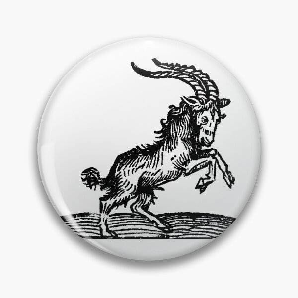 Item preview, Medieval Zodiac Horoscope Capricorn the Goat designed and sold by Pixelchicken.