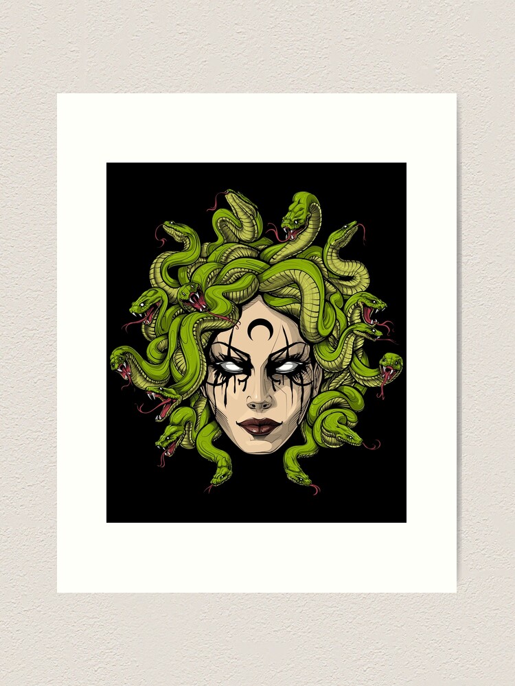 Greek Mythology Medusa | Art Print