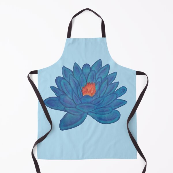 Item preview, Blue Lotus Flower Drawing designed and sold by Arianna Khalil.