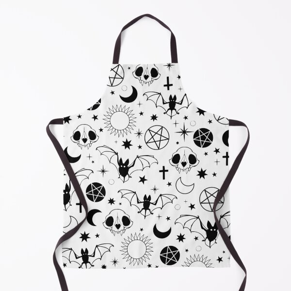 Item preview, Cat Skulls, Bats, Suns, Moons, crosses and Pentagrams designed and sold by LadyBlackBlood.