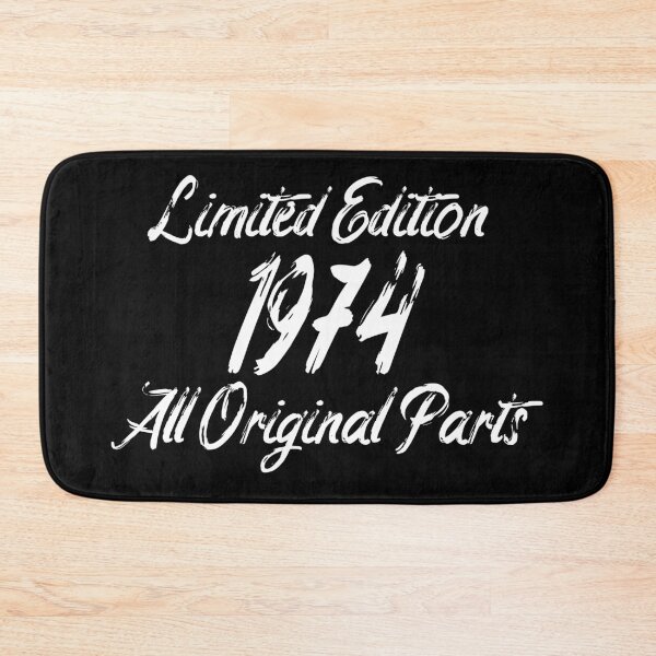 Item preview, Mens 47th Birthday T Shirt Top Shirt Gift Present Fifty Limited Edition Year 1974 All Original Parts Funny 47 Years Old Tee designed and sold by Man Of Pixels.
