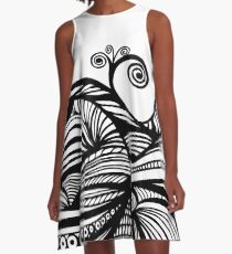 abstract A-Line Dress