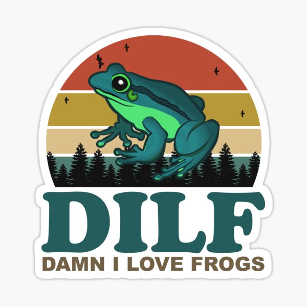 Aperçu de l'œuvre DILF Putain j'aime les grenouilles créée et vendue par EvengoDesign89.
