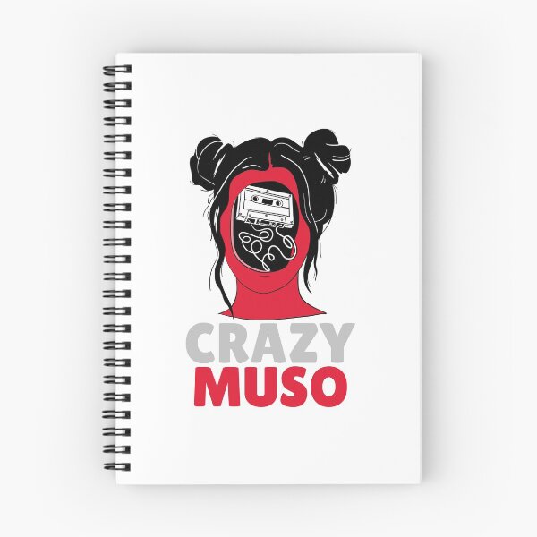Item preview, Crazy Muso "Red Design" designed and sold by ProfusionPro.