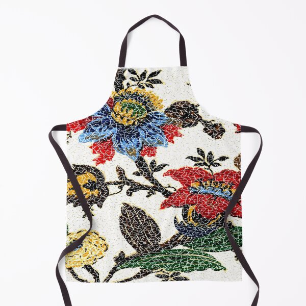 Item preview, Antique Bold Blue Red Yellow Floral Vintage Pattern Design designed and sold by kmcs.