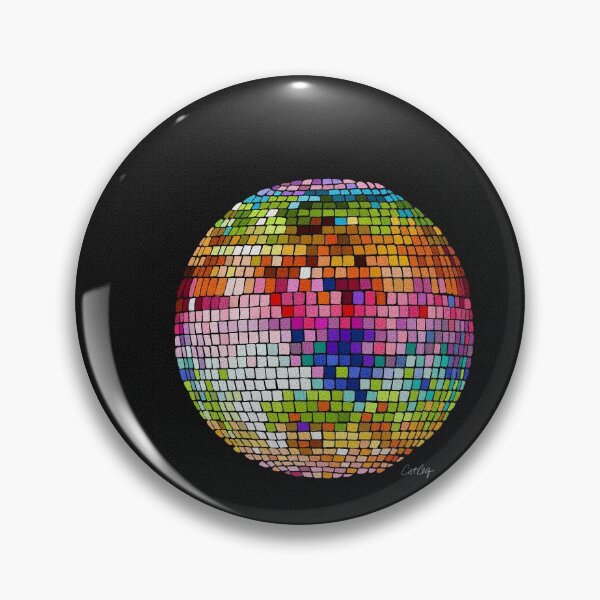 Item preview, Disco Ball – Rainbow on Charcoal designed and sold by Cat Coquillette.