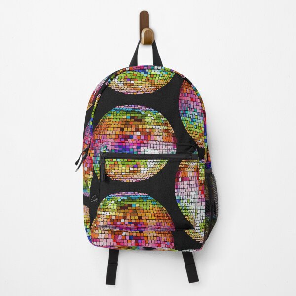 Item preview, Disco Ball – Rainbow on Charcoal designed and sold by Cat Coquillette.