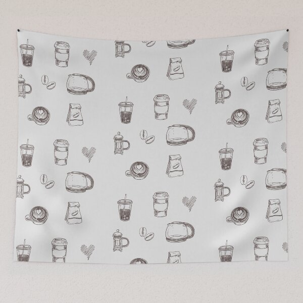Item preview, Hand Drawn Coffee Sketches designed and sold by natalieritchie.