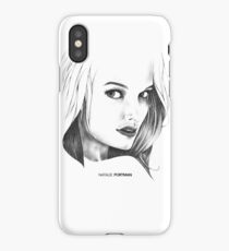 Natalie Portman Illustration iPhone Case/Skin