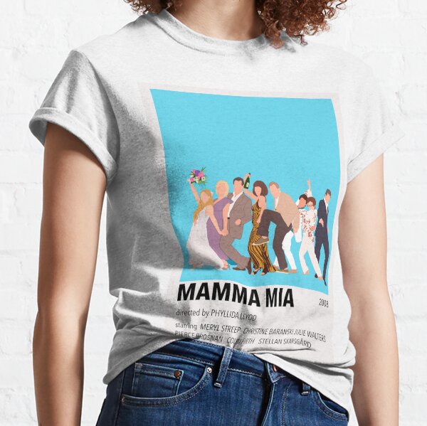 Affiche minimaliste Mamma Mia T-shirt classique