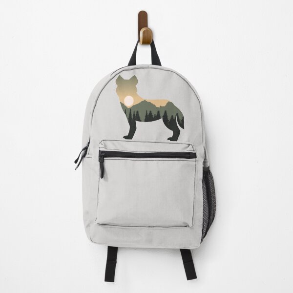 Item preview, siberian husky dog forest mountain sunset gift designed and sold by alaechamlal.