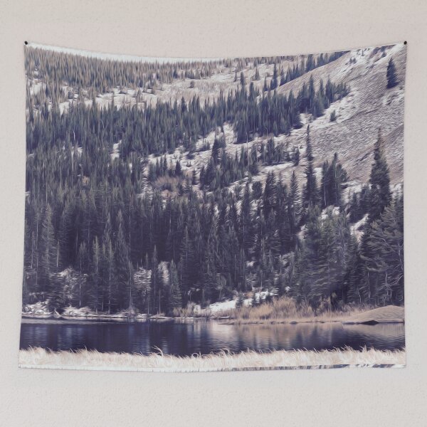 Item preview, Highland Mountain Nature Landscape Trees Plant  designed and sold by DanielCarvalho2.