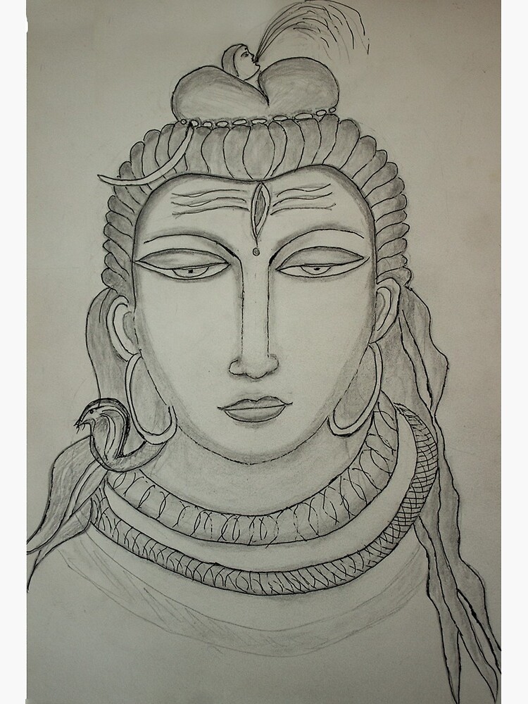 The Sketch Shop  Finally completed Shiv ji Sketch For  Facebook