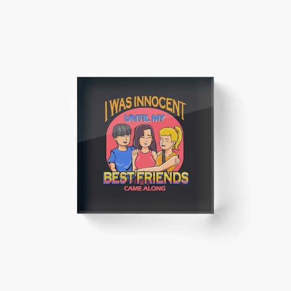 Item preview, Innocent until my Best Friends came along Funny Quote BFF Friendship Gift designed and sold by TheAplus.