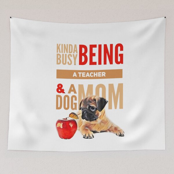 Item preview, Kind a busy being a teacher and dog mom designed and sold by mwebba2005.