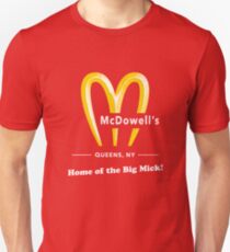 McDowells Restaurant Queens Großes Mick T-Shirt Slim Fit T-Shirt