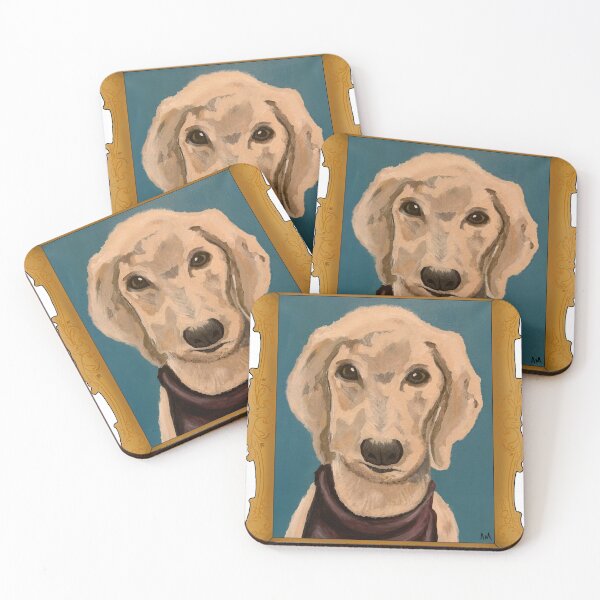 Item preview, Portrait of a labradoodle  designed and sold by Amylmcneel.
