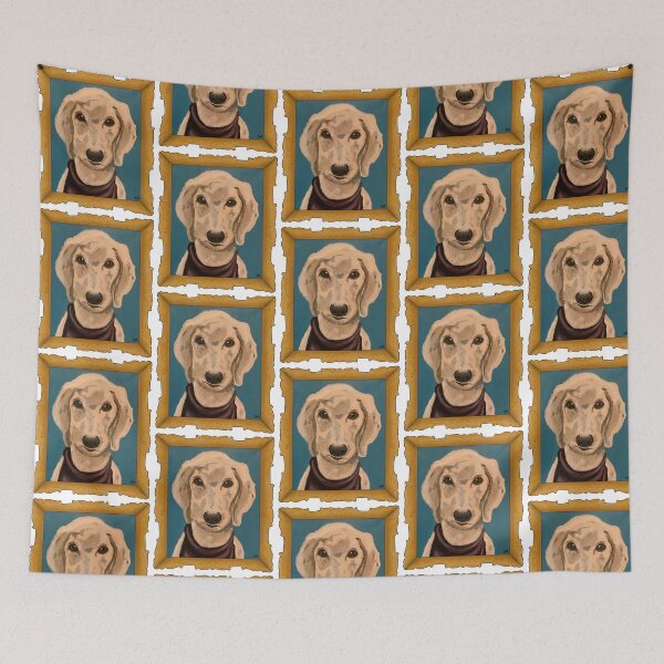 Item preview, Portrait of a labradoodle  designed and sold by Amylmcneel.