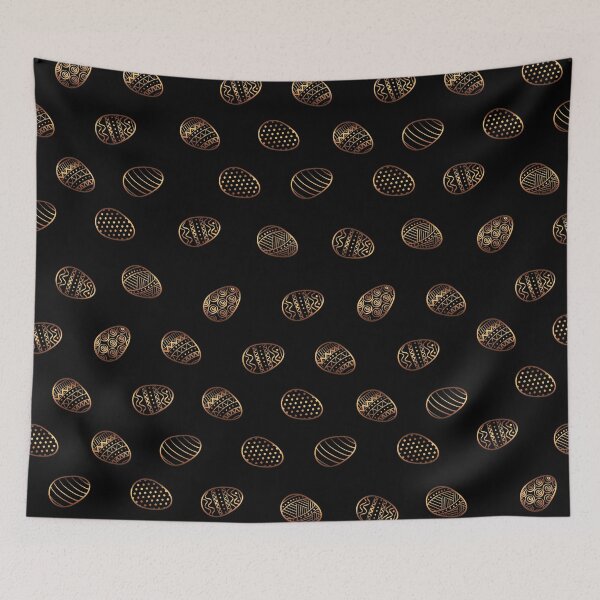 Item preview, easter eggs gold pattern designed and sold by cutecrazytshirt.