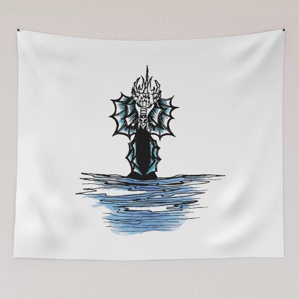 Item preview, Sea Dragon Drawing designed and sold by Arianna Khalil.