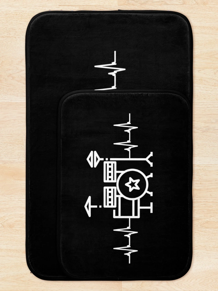 Thumbnail 5 of 6, Bath Mat, Timbales - Ritmo designed and sold by DesignByAmyPort.