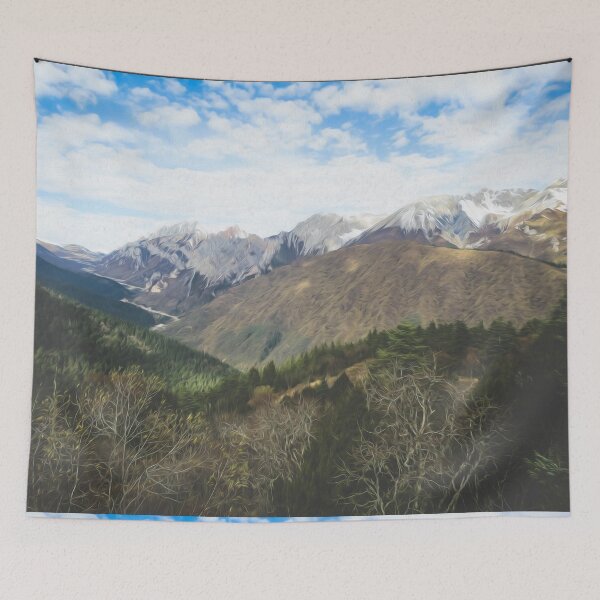Item preview, Mountains Hills Valleys Trees Landscape Nature  designed and sold by DanielCarvalho2.